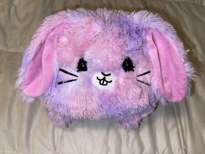 Pikmi Pops Giant Flips Cinnabun Bunny Plush Stuffed Animal Toy