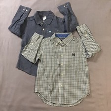Carters Chaps Dress Shirt Boys 4T Long Sleeve Button Down Bundle