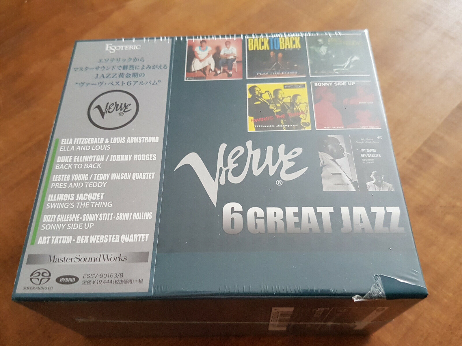 Verve 6 Great Jazz Audiophile ESOTERIC 6x SACD BOX ESSV-90163/8 NEW SEALED