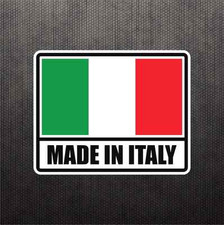 Made In Italy Flag Sticker Vinyl Decal Italian Car Sticker For Fiat Ducati Bike