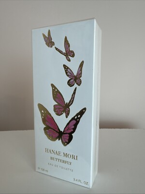 Hanae Mori BUTTERFLY Eau de Toilette Spray 3.4fl oz/100ml EDT NEW & SEALED