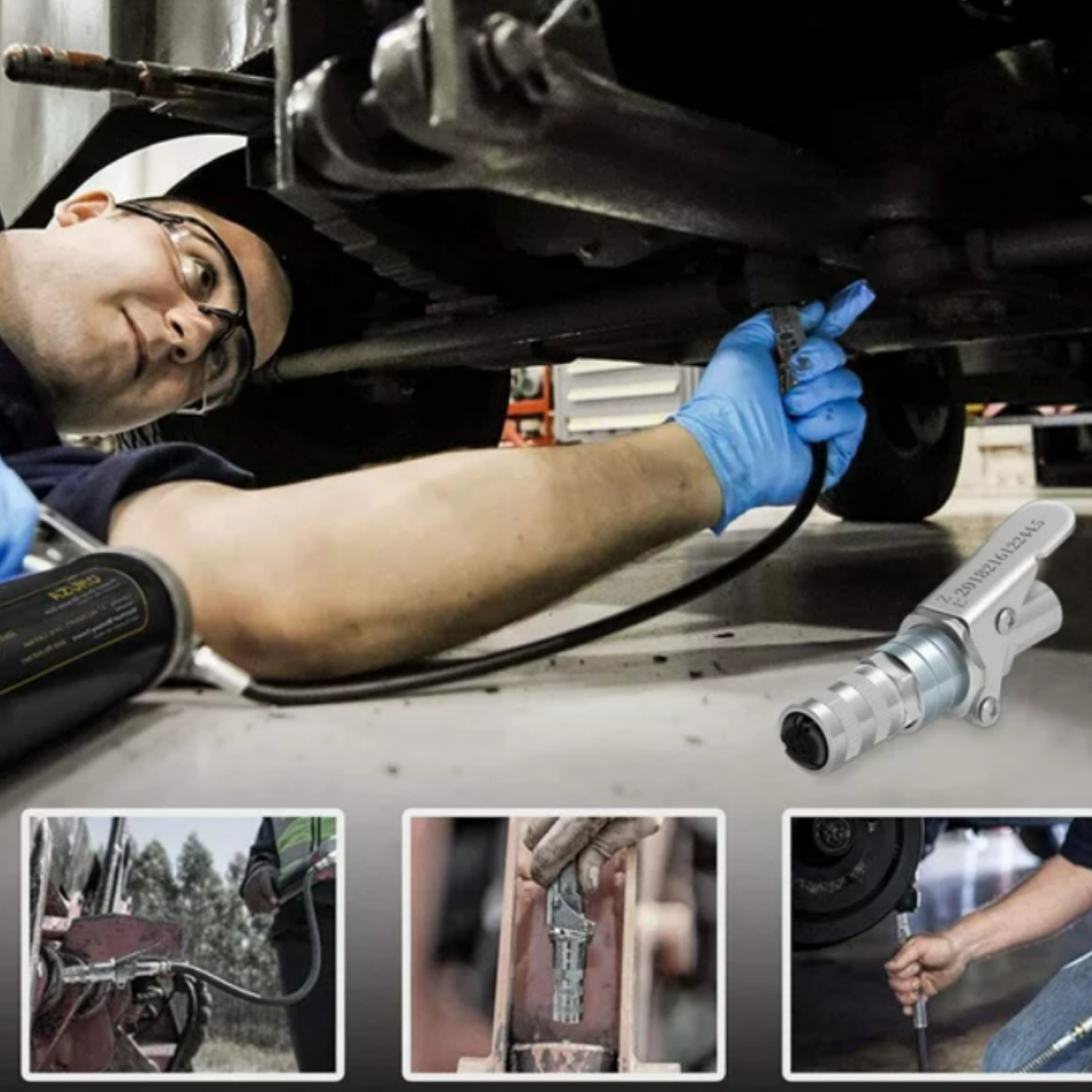 SAKER GREASE Gun CouplerUpgrade to14000 PSI,Duty Quick Release Grease