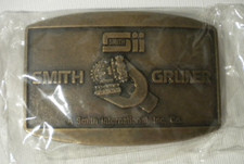 Vintage NOS Smith Gruner Metal Belt Buckle Sealed Unused FREE SHIPPING