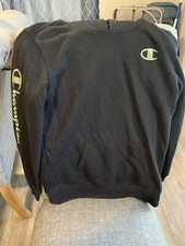 Champion Boys XL 18/20 Camo Black Spell Out Hoodie Sweatshirt Boys Youth 