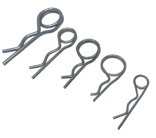 Yardman R Clips 25 Stck. 2,8 mm x 60,8 mm R-Form Cotter doppelt gewickelt R Split Pin - Bild 4 von 5