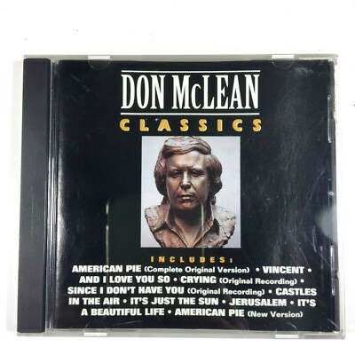 Classics by Don McLean MUSIC CD