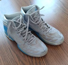 Size 13.5 - adidas Adizero Crazy Light 2 Collegiate Grey & Light Blue