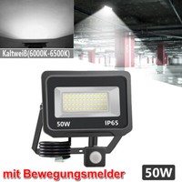 Led Fluter Mit Bewegungsmelder AußEn Strahler 50W Garten Lampe Scheinwerfer IP65