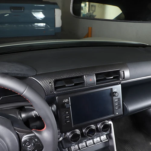 Juego de cubiertas de tablero interior de fibra de carbono real mate para GR86 BRZ 2022-2025 - Imagen 17 de 44