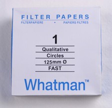 FILTER PAPER 12.5 cm 100 DISCS QUALITATIVE FAST 101