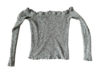 Windsor Long Sleeve Stretchy Crop Top T Shirt Size XS