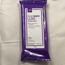 MEDLINE ReadyBath LUXE Total Body Cleansing Washcloths - Bathing Cloth