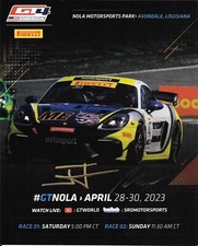 Gt4 Wc America Porsche Hero Card Autograph 2023 Imsa Jason Hart Scott Noble