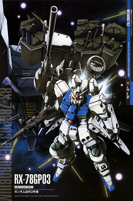 Mobile Suit Gundam 0083 Dendrobium Anime Premium POSTER MADE IN