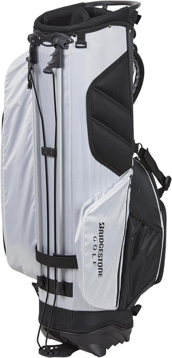 BRIDGESTONE GOLF キャディバッグ ホワイト BRIDGESTONE GOLF ブリヂストン メンズ ゴルフ キャディバッグ 軽量