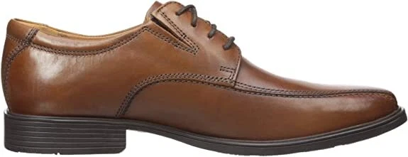 Clarks Uomo Tilden Walk Pelle Marrone Scuro 26130095