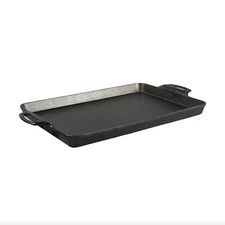 FREE IMPORT FEES Lodge 15.5 x 10.5 Inch Seasoned Cast Iron Baking Pan