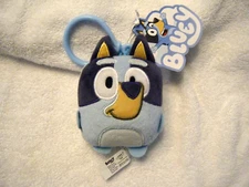 BLUEY Mini Plush CLIP ON Brand New with Tag NWT Keychain 4" RARE!