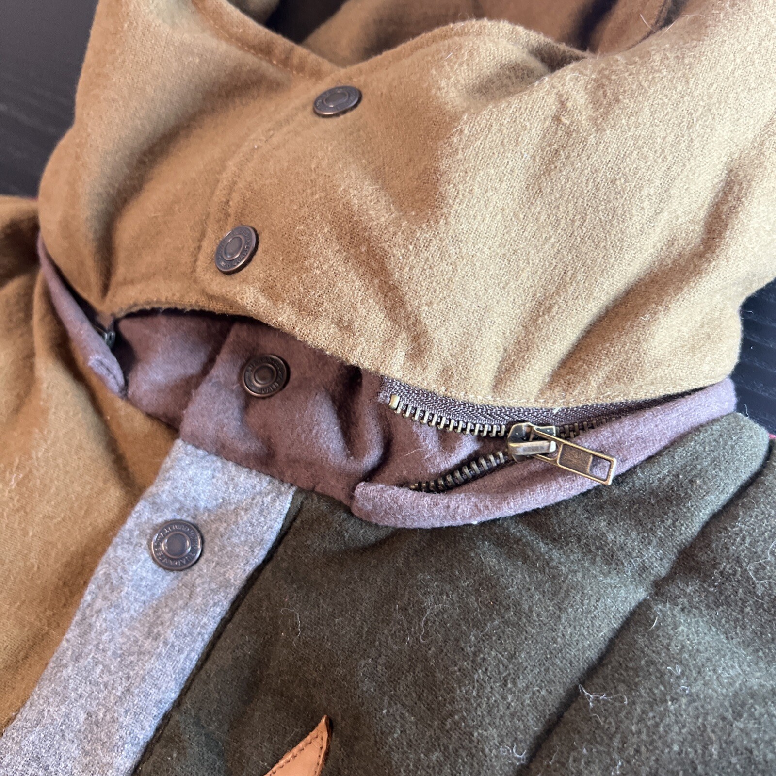 Corisco Wool Corduroy Patchwork Jacket Vintage Ja… - image 6