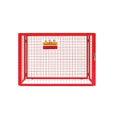 Gas Bottle Cage Collapsible Steel Mesh Security Lockable Cylinder Bottle Storage
