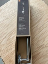 Nowy chromowany wieszak na ręczniki Allen & Roth 18" DESIGNER II MODEL #0068572 -DARMOWA WYSYŁKA
