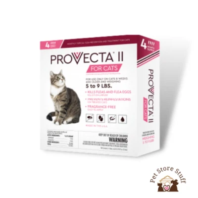 Provecta II Flea Treatment for Cats 5-9 Lbs., 4 Monthly Doses