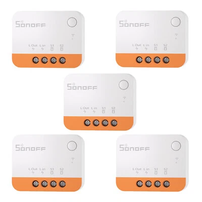5x SONOFF ZBMINIL2 Smart Scenes Switch Zigbee Two Way Control External Switch