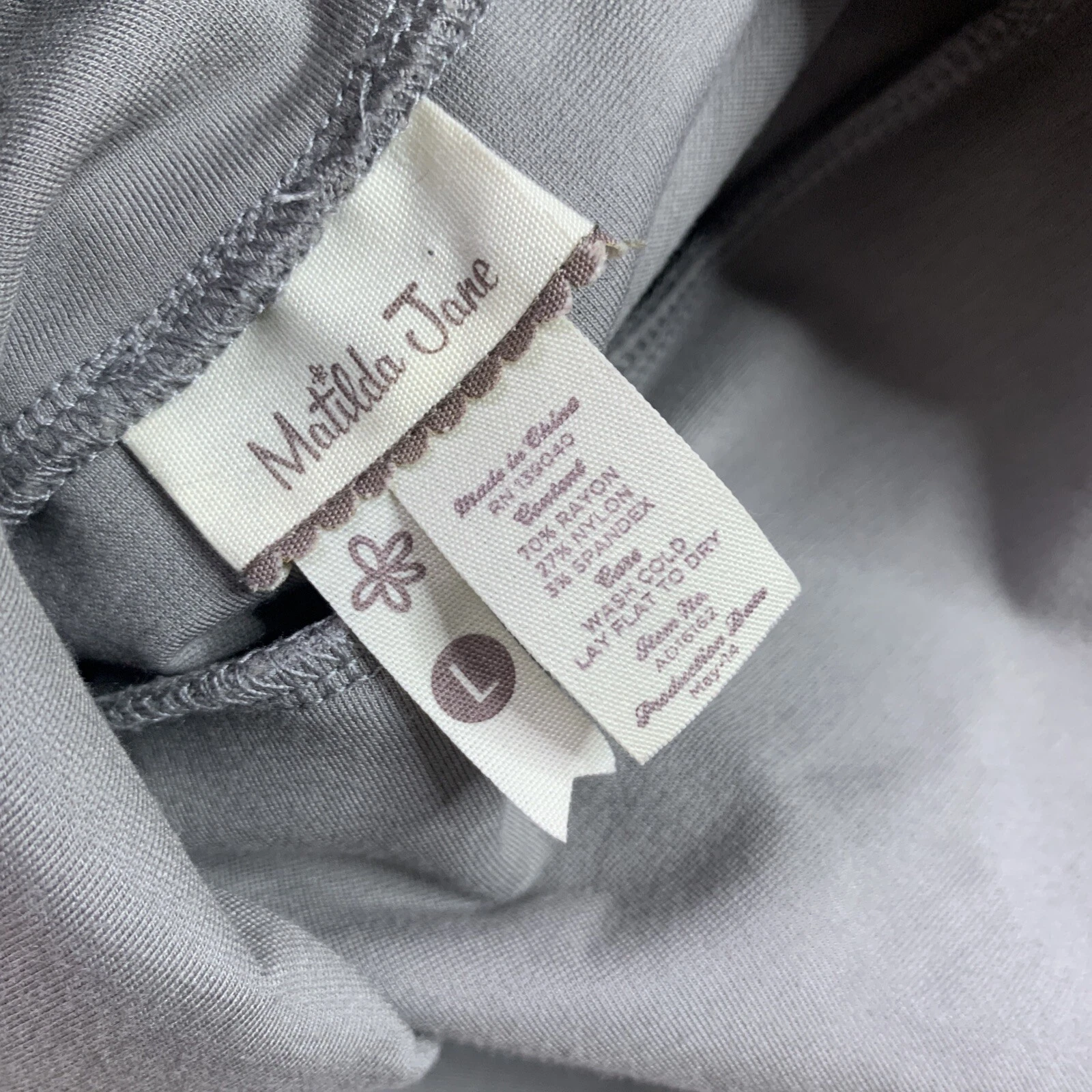 VETEMENTS Matilda Jane Abbigliamento Campi Segreti Grigio Faggio Vestito Donna Grande