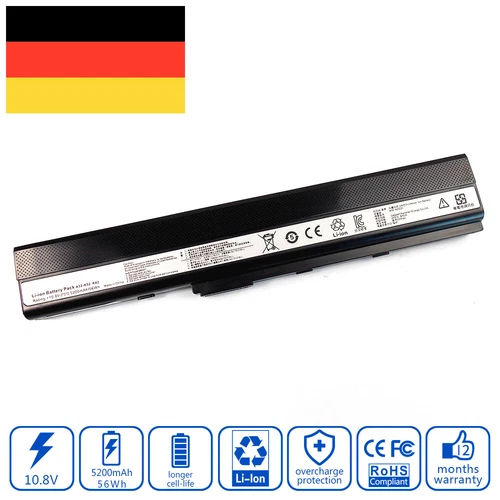 Battery For Asus K52JR-A1 K52JR-X4 K52JV P52F-SO006X A42JK X62J-JX053V Laptop
