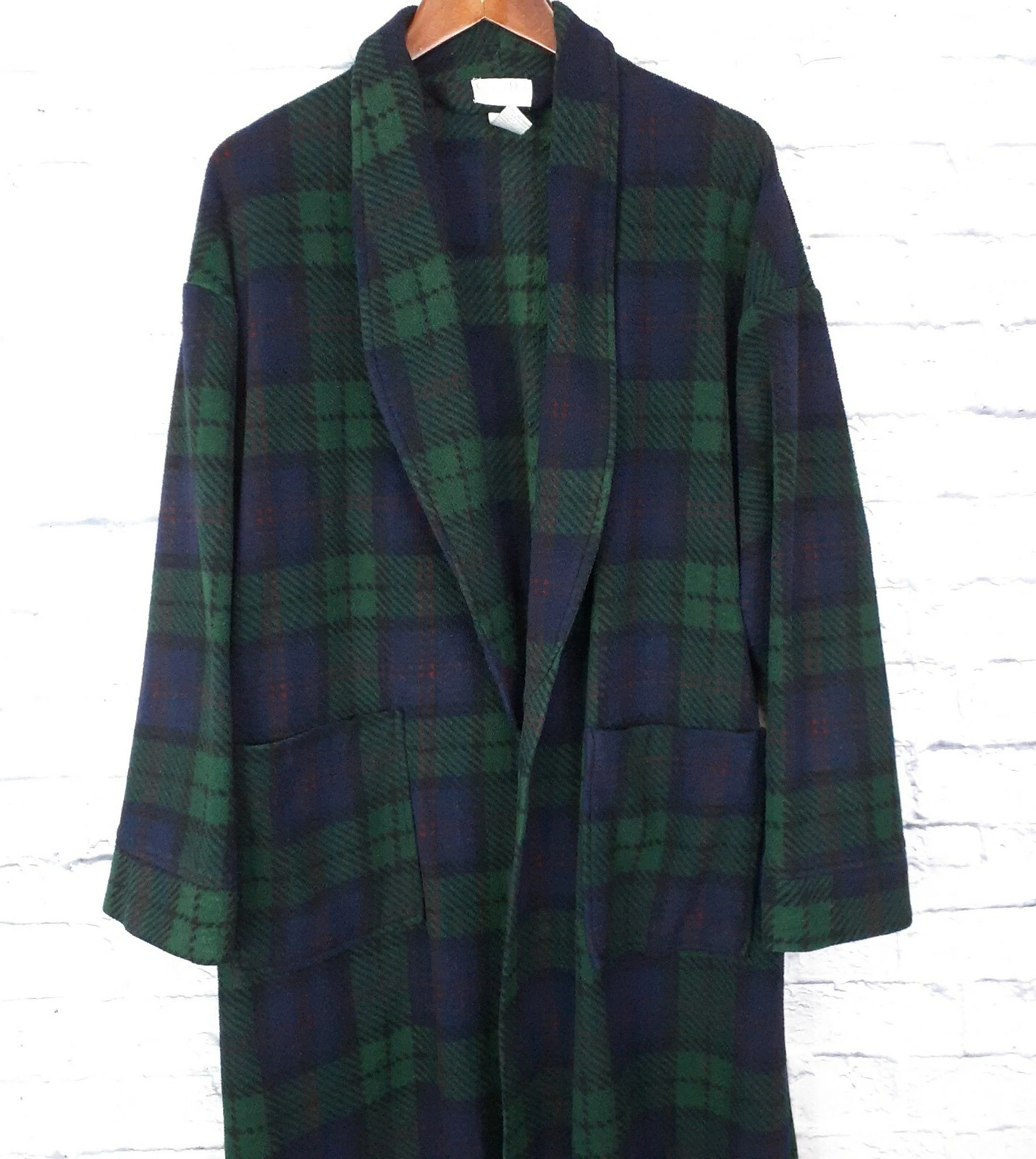 Robe de bain vintage Christian Dior maison de chambre grand plaid polaire sans ceinture