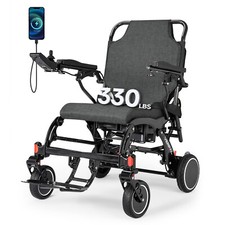 2026 Two Battery 500W Carbon Fiber Electric Wheelchairs For All Terrain Airline