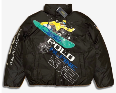 Polo Ralph Lauren Alpine 1992 Ski Snowboard Down Jacket Snow Beach