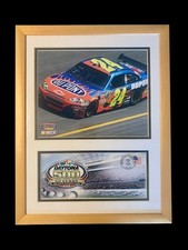 Jeff Gordon #24 DuPont Framed Photo - 50th Anniversary Daytona 500 Postmark