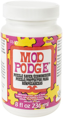 3er Pack Plaid Mod Podge Puzzle Saver 8oz CS15068
