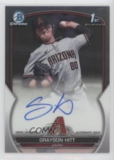2023 Bowman Draft Chrome Prospect Auto Grayson Hitt #CDA-GH Auto 0i87