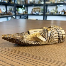 Wooden Jesus Sculpture - Signed Daniel Piccolo MOF - Decorative Art 1970