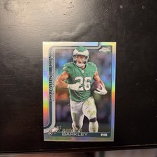 2025 Topps Chrome Saquon Barkley Refractor #248 Eagles