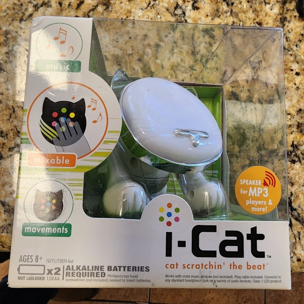 Hasbro I-Cat Robot Cat Speaker 2006 C-015C Tiger | eBay