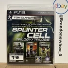 Splinter Cell Trilogy - Sony PlayStation 3 PS3 CIB COMPLETE WITH MANUAL RARE HD