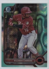 2022 Bowman Draft Chrome Aqua Lava Refractor /199 Ricardo Cabrera #BDC-139
