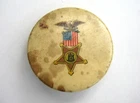 Old Antique Grand Army of The Republic GAR Civil War Veteran 1.25" Button Pin