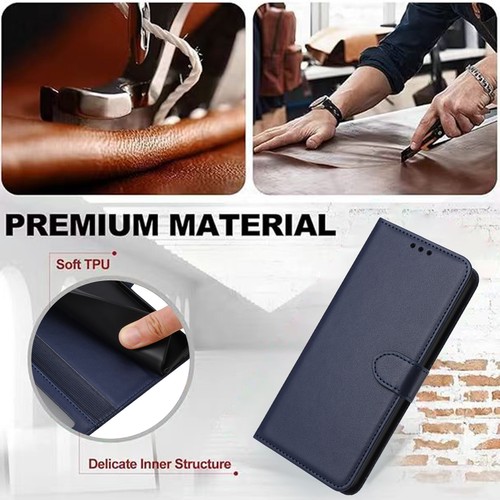 Leather Wallet Case Flip Stand Phone Cover for Xiaomi 15T Pro 14T Poco X3 M3 Pro - Picture 2 of 16