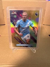 2026 Topps Finest Premier League Erling Haaland Gold 38/50