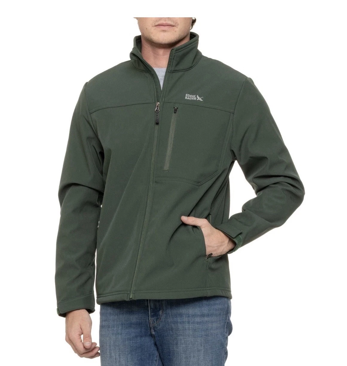 Eddie Bauer Terrain Jacket -Sage Green-Mens Size Small image 1