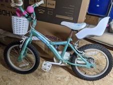 Apollo Sparkle Child’s Girls Bike 16” Wheels Green Hardly used with stabilisers