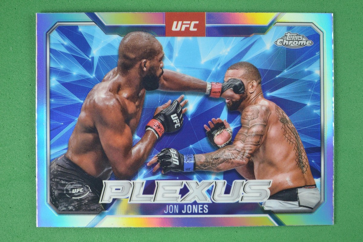 Jon Jones 2025 Topps Chrome UFC Plexus Refractor #PLX-1 | eBay