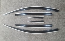 Premium Door Visor Rain Vent Guard Window 6pcs Ups D955 For Honda Cr-v 20072011