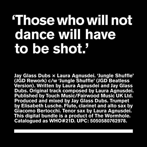 Jay Glass Dubs and Laura Agnusdei Jungle Shuffle 12 Inch Vinyl NEW