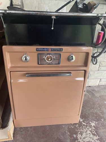 General Electric Built-In Brown Electric Wall Oven Analog Controls Stainless St…