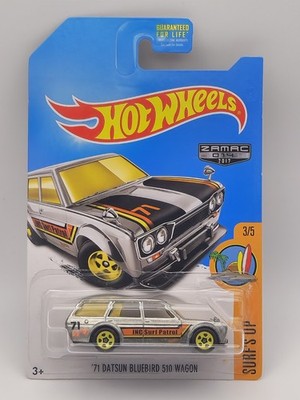 Hot Wheels 2017 - Surf's Up 3/5 -  '71 Datsun Bluebird 510 Wagon - Zamac Walmart